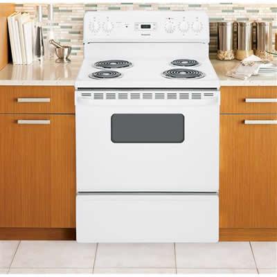 Hotpoint 30-inch Freestanding Electric Range RB526DHWW IMAGE 5