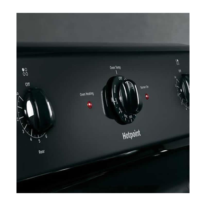 Hotpoint 30-inch Freestanding Electric Range RB525DHBB IMAGE 2