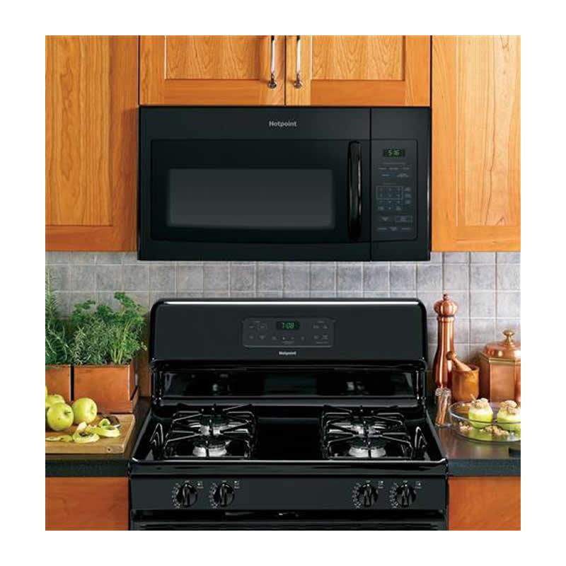 Hotpoint 30-inch Freestanding Gas Range RGB780DEHBB IMAGE 2