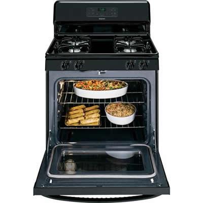 Hotpoint 30-inch Freestanding Gas Range RGB780DEHBB IMAGE 3