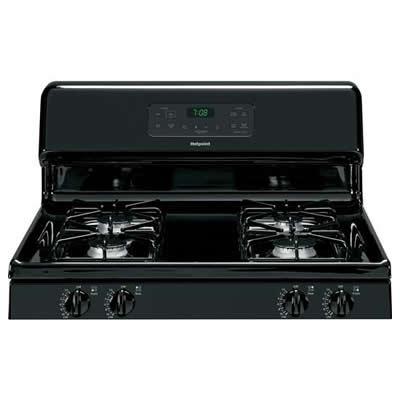 Hotpoint 30-inch Freestanding Gas Range RGB780DEHBB IMAGE 4