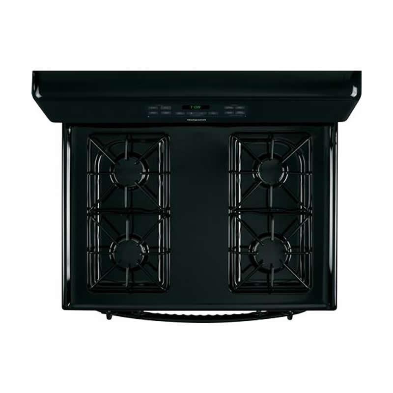 Hotpoint 30-inch Freestanding Gas Range RGB780DEHBB IMAGE 7