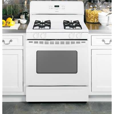 Hotpoint 30-inch Freestanding Gas Range RGB780DEHWW IMAGE 5