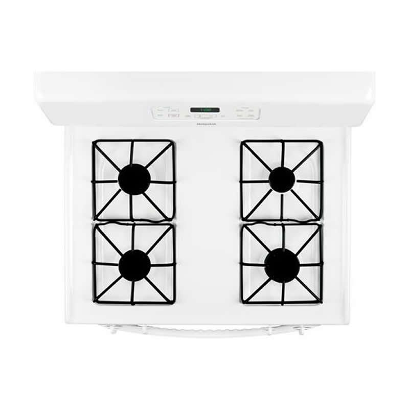 Hotpoint 30-inch Freestanding Gas Range RGB780DEHWW IMAGE 7