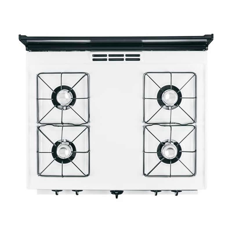 Hotpoint 30-inch Freestanding Gas Range RGB508PEFWH IMAGE 2