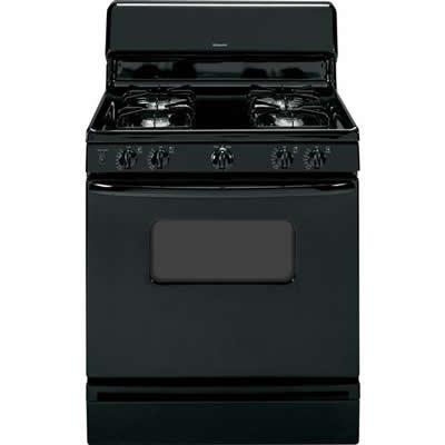 Hotpoint 30-inch Freestanding Gas Range RGB526DEHBB IMAGE 1