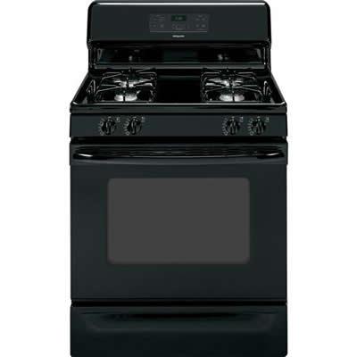 Hotpoint 30-inch Freestanding Gas Range RGB530DEHBB IMAGE 1