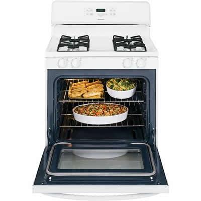 Hotpoint 30-inch Freestanding Gas Range RGB530DEHWW IMAGE 4