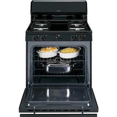 Hotpoint 30-inch Freestanding Gas Range RGB525DEHBB IMAGE 2