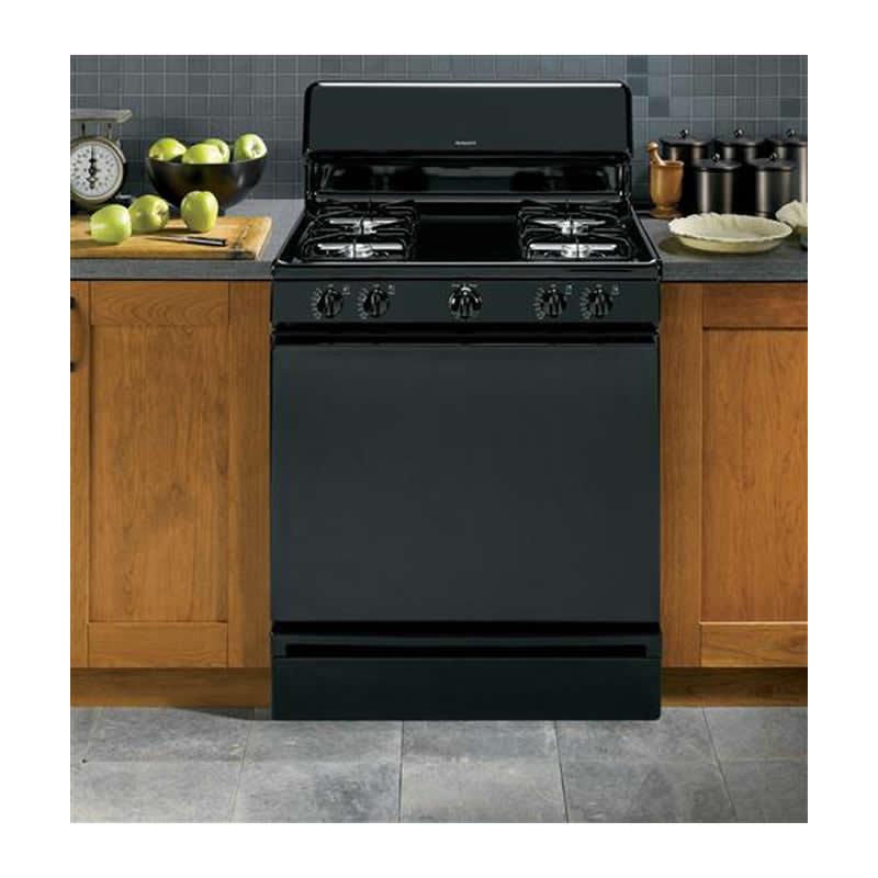 Hotpoint 30-inch Freestanding Gas Range RGB525DEHBB IMAGE 6