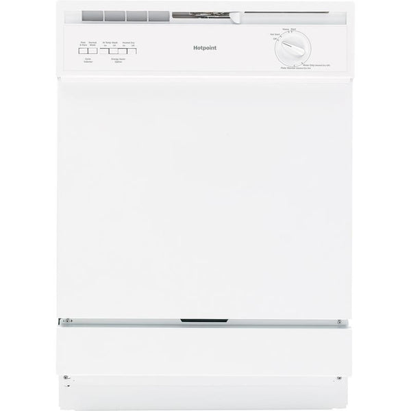 Hotpoint 24-inch Built-In Dishwasher HDA3600HWW IMAGE 1