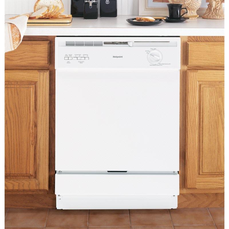 Hotpoint 24-inch Built-In Dishwasher HDA3600HWW IMAGE 2