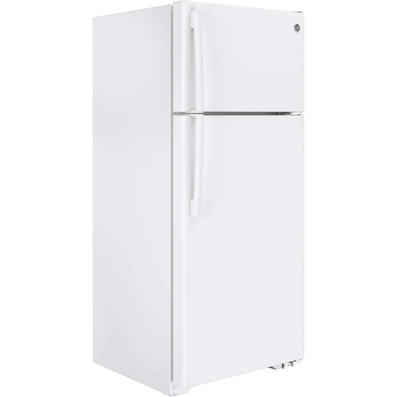 GE 28-inch, 17.5 cu. ft. Top Freezer Refrigerator GTE18GTHWW IMAGE 2