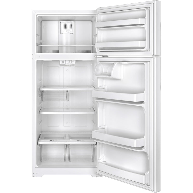 GE 28-inch, 17.5 cu. ft. Top Freezer Refrigerator GTE18GTHWW IMAGE 3