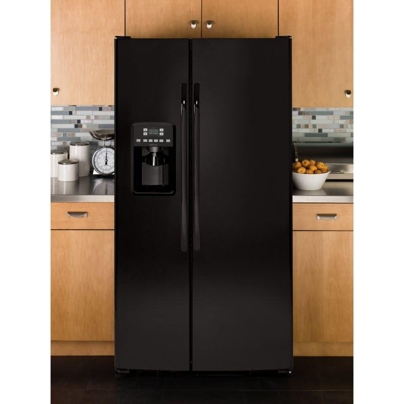 Hotpoint 36-inch, 25.4 cu. ft. Side-by-Side Refrigerator with Ice and Water HSS25ATHBB IMAGE 5