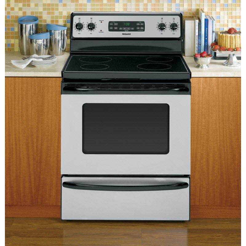 Hotpoint 30-inch Freestanding Electric Range RB780RHSS IMAGE 2