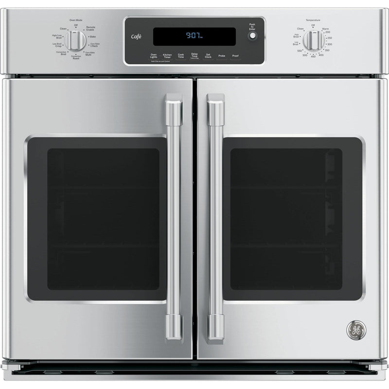 Café 30-inch, 5 cu.ft. Built-in Single Wall Oven with Convection Technology CT9070SHSS IMAGE 1