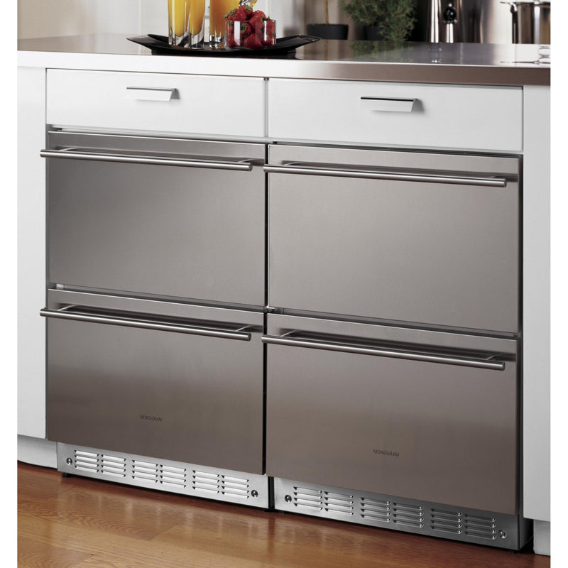 Monogram 24-inch, 5 cu. ft. Built-in Drawer Refrigerator ZIDS240HSS IMAGE 3