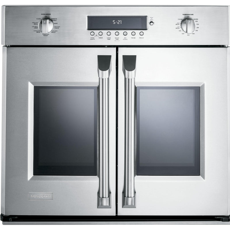 Monogram 30-inch, 5 cu. ft. Built-in Single Wall Oven with Convection ZET1FHSS IMAGE 1