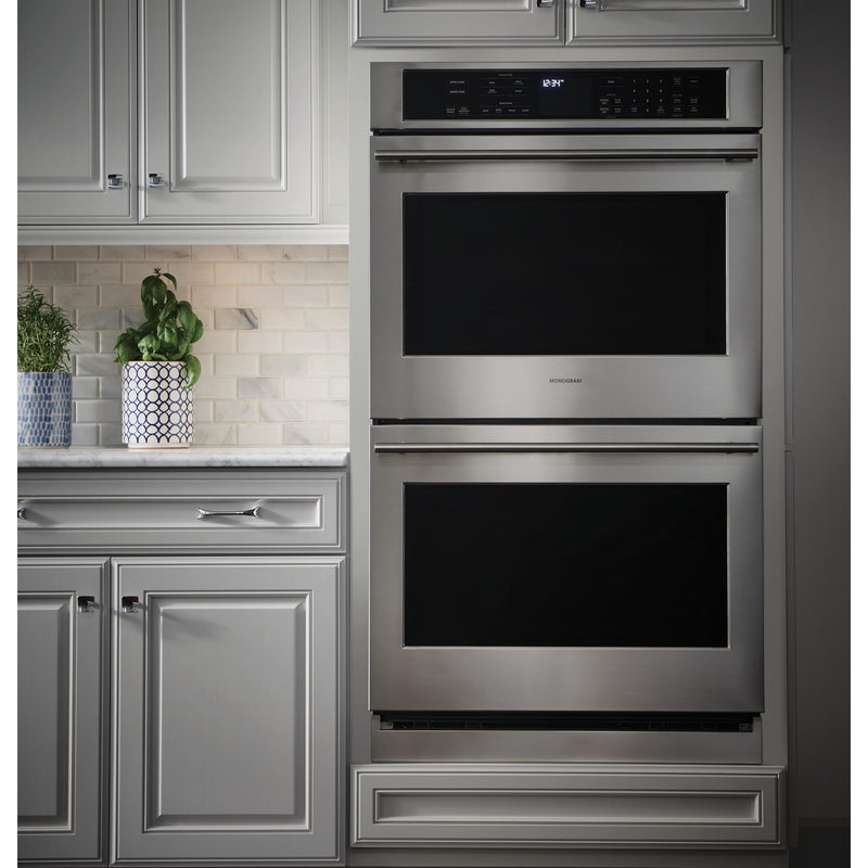 Monogram 30-inch, 10 cu. ft. Built-in Double Wall Oven with Convection ZET9550SHSS IMAGE 3