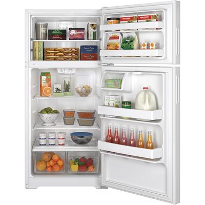 Hotpoint 28-inch, 14.6 cu. ft. Top Freezer Refrigerator HPS15BTHRWW IMAGE 2