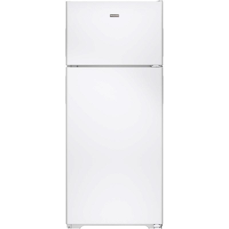 Hotpoint 28-inch, 17.6 cu. ft. Top Freezer Refrigerator HPS18BTHWW IMAGE 1