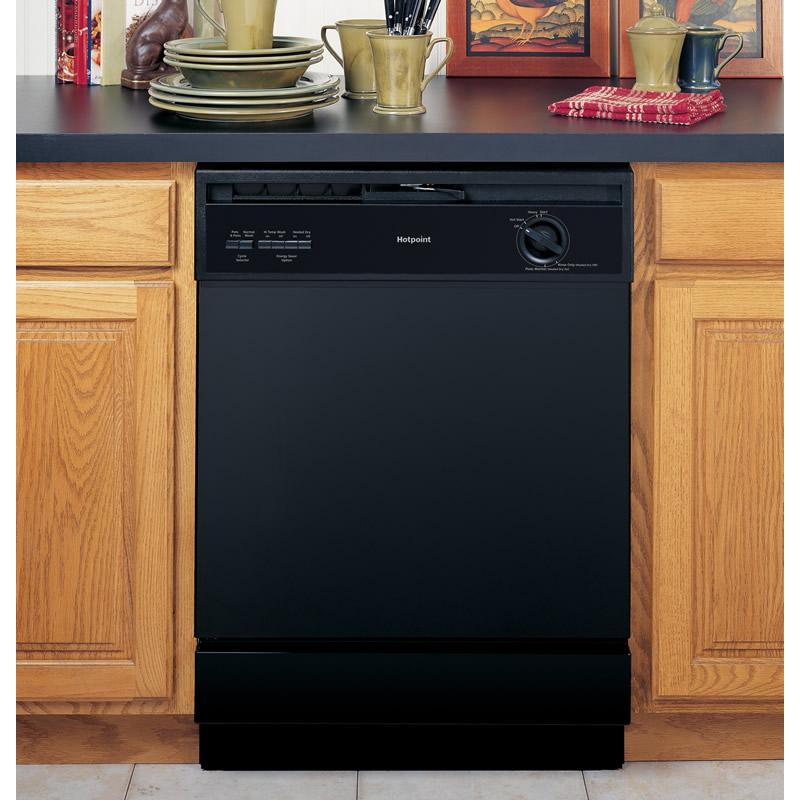 Hotpoint 24-inch Built-In Dishwasher HDA3600HBB IMAGE 3