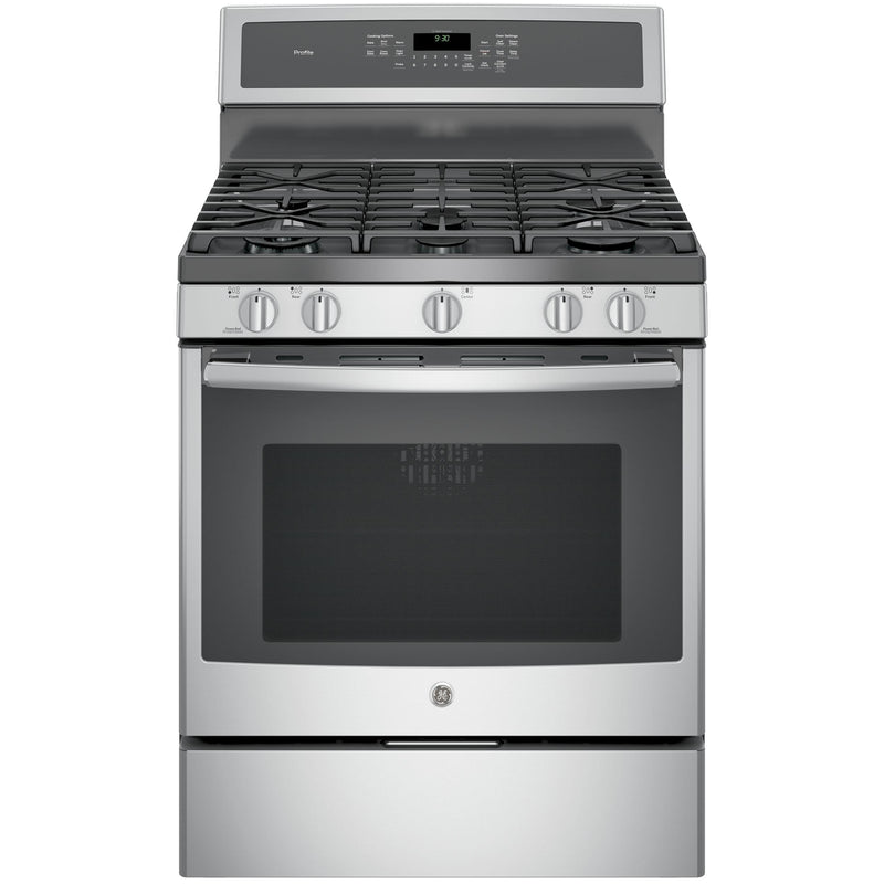 GE Profile 30-inch Freestanding Gas Range PGB930SEJSS IMAGE 1