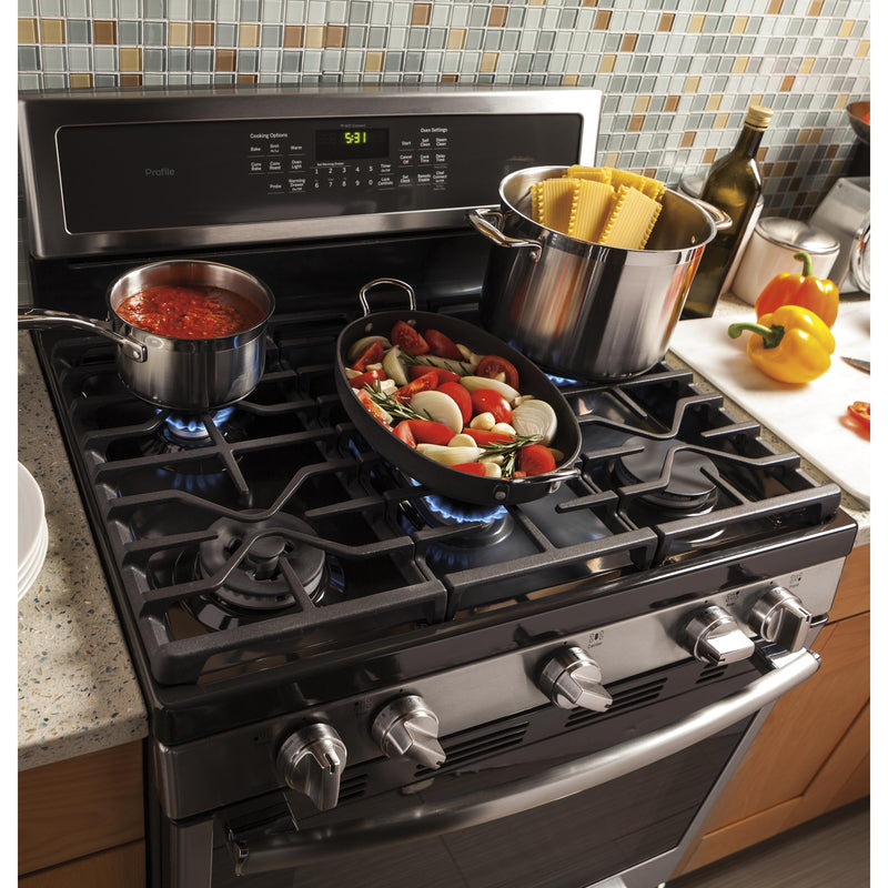 GE Profile 30-inch Freestanding Gas Range PGB930SEJSS IMAGE 20