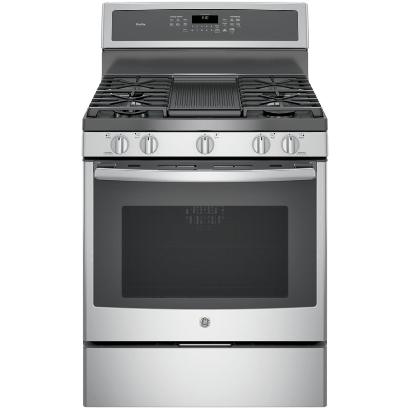 GE Profile 30-inch Freestanding Gas Range PGB930SEJSS IMAGE 2