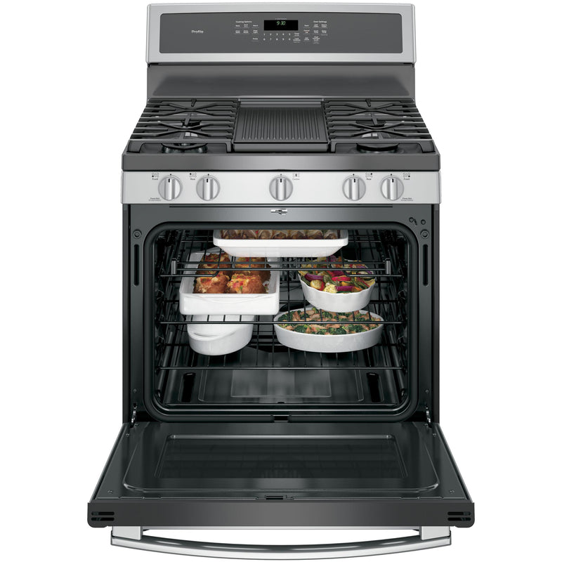 GE Profile 30-inch Freestanding Gas Range PGB930SEJSS IMAGE 9