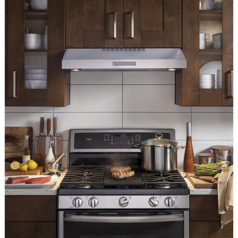 GE Profile 30-inch Freestanding Gas Range with Convection Technology PGB911SEJSS IMAGE 18