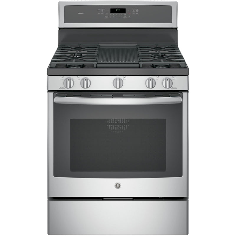 GE Profile 30-inch Freestanding Gas Range with Convection Technology PGB911SEJSS IMAGE 2