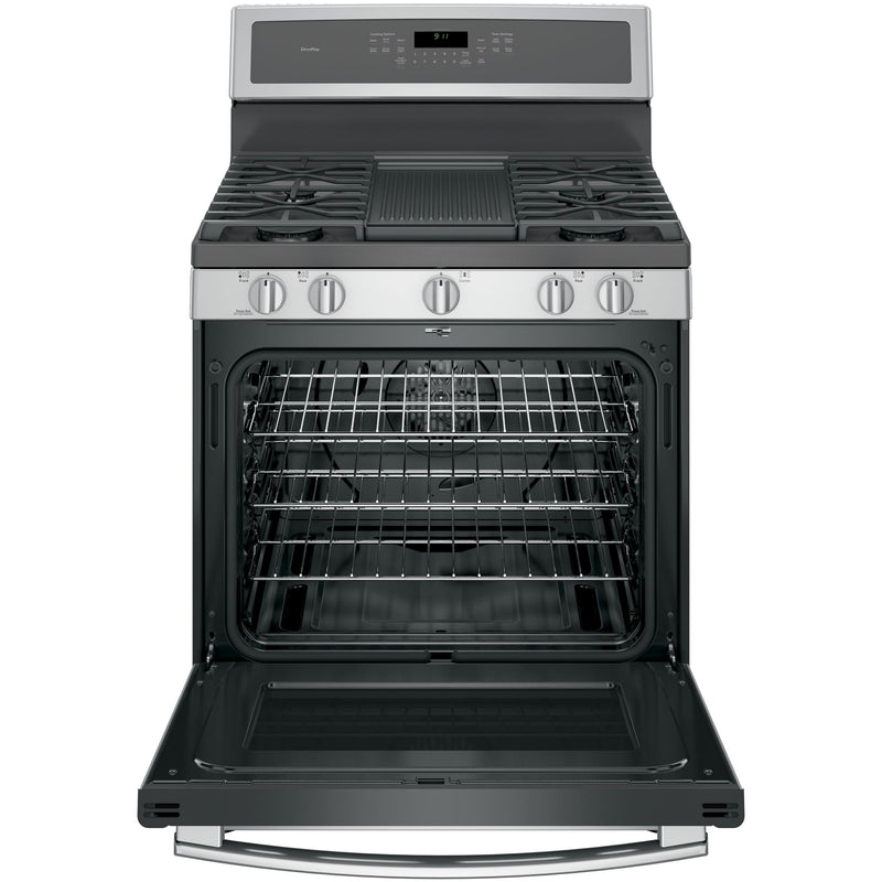 GE Profile 30-inch Freestanding Gas Range with Convection Technology PGB911SEJSS IMAGE 3