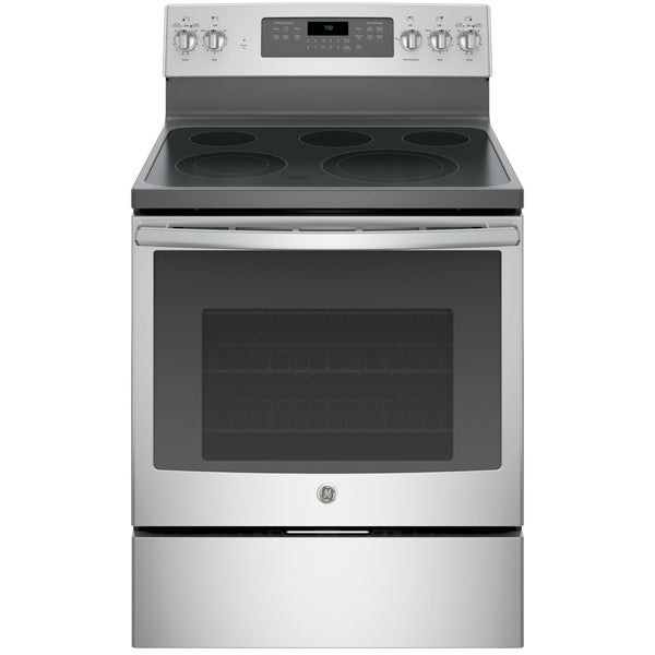 GE 30-inch Freestanding Electric Range JB750SJSS IMAGE 1