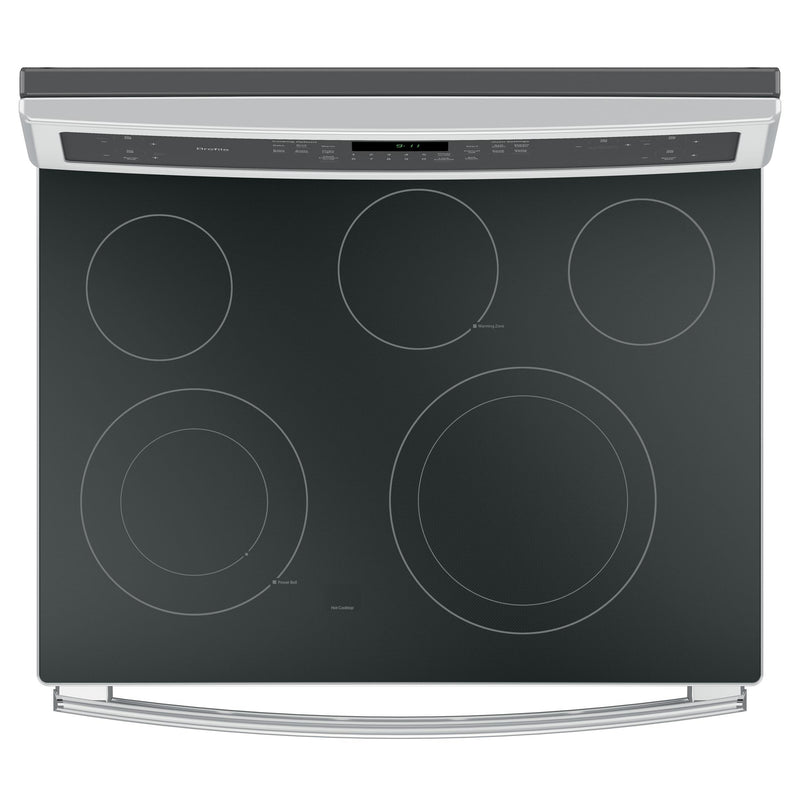 GE Profile 30-inch Freestanding Electric Range with Convection Technology PB911SJSS IMAGE 4