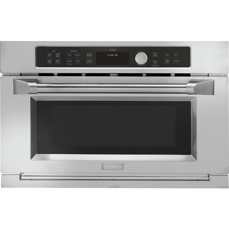 Monogram 30-inch, 1.6 cu. ft. Built-in Single Wall Oven with Convection ZSC2202JSS IMAGE 1