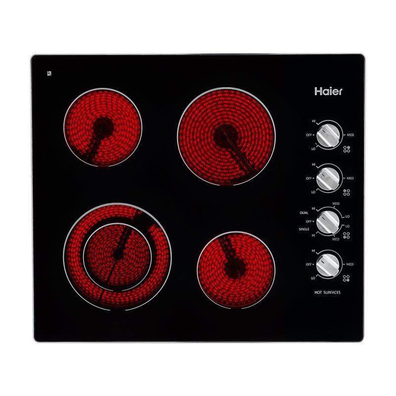 Haier 24-inch Built-In Electric Cooktop HCC2320AES IMAGE 2