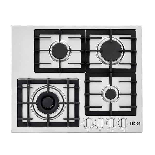 Haier 24-inch Built-In Gas Cooktop HCC2430AGS IMAGE 1