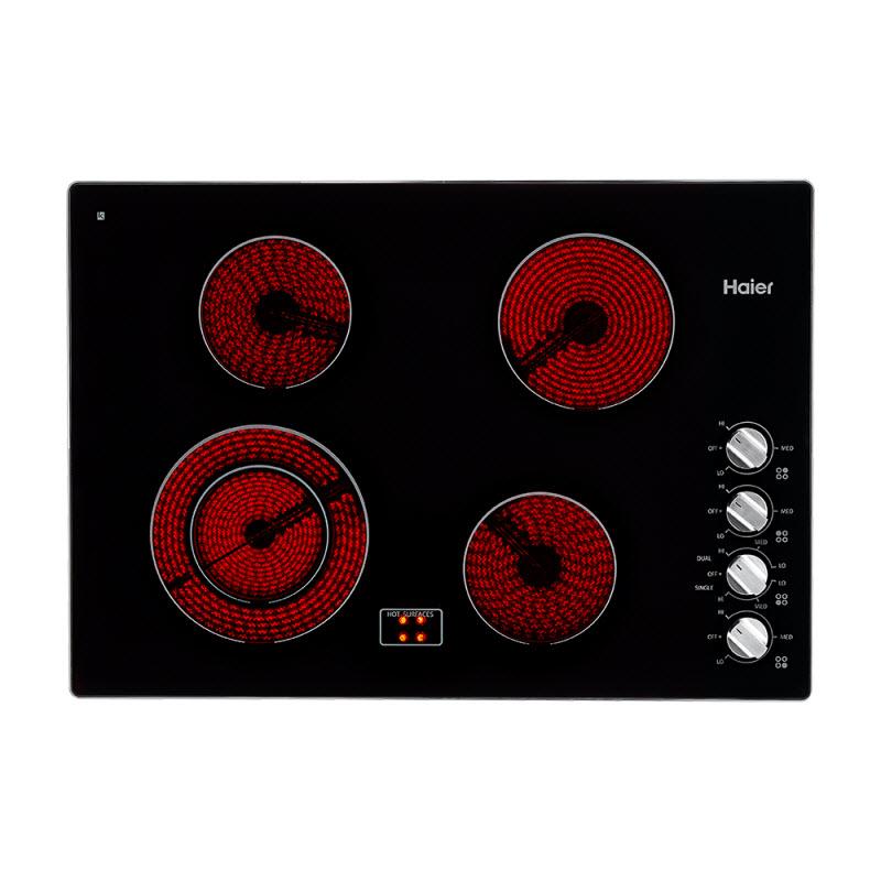 Haier 30-inch Built-In Electric Cooktop HCC3320AES IMAGE 2