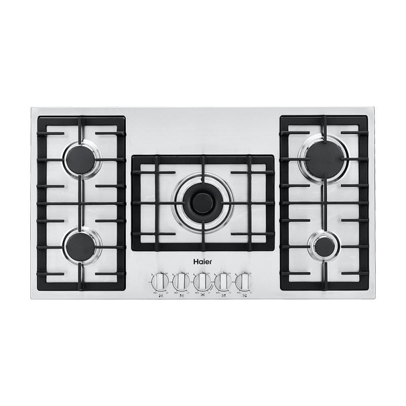 Haier 36-inch Built-In Gas Cooktop HCC6430AGS IMAGE 1