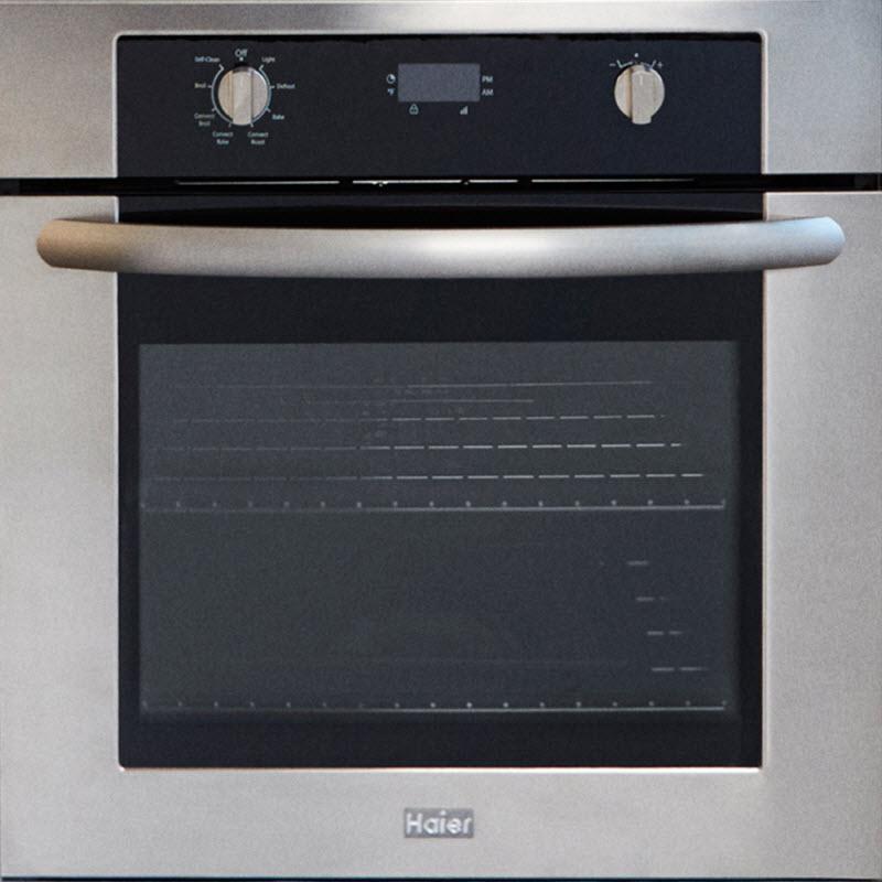 Haier 24-inch, 2.2 cu. ft. Built-in Single Wall Oven with Convection HCW2460AES IMAGE 1