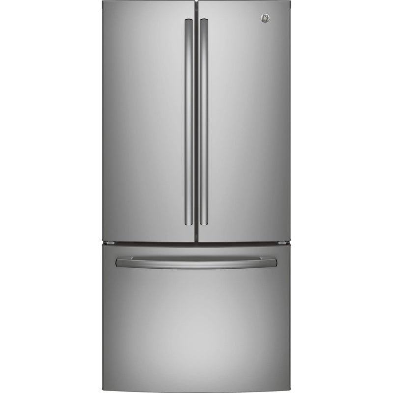 GE 33-inch, 24.8 cu. ft. French 3-Door Refrigerator GNE25DSKSS IMAGE 1