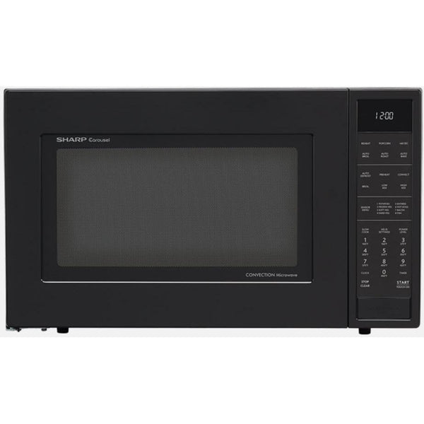 Sharp 24 inch, 1.5 cu.ft Countertop Microwave Oven SMC1585BB IMAGE 1