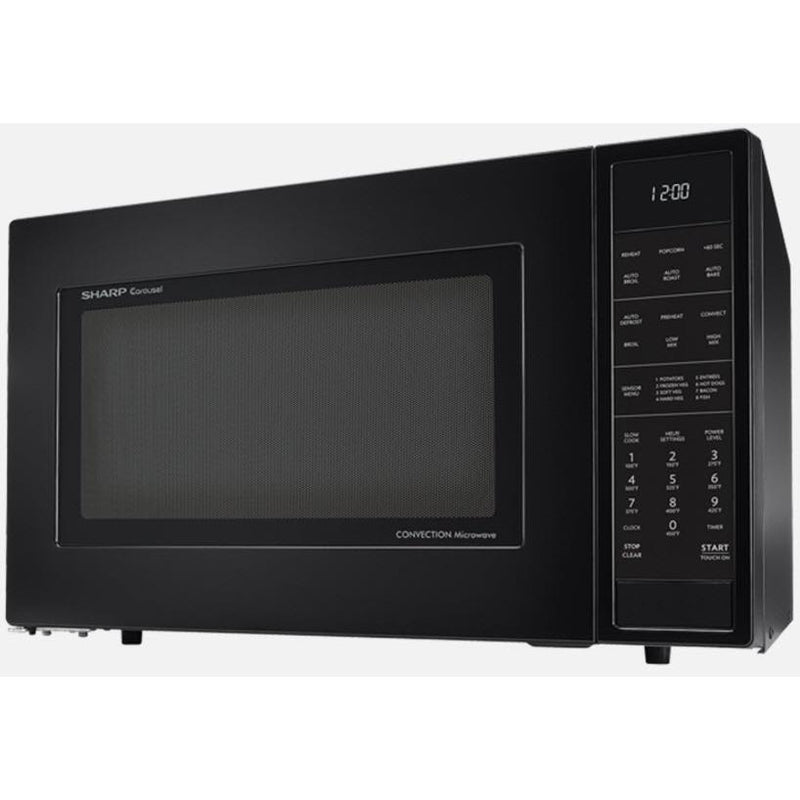 Sharp 24 inch, 1.5 cu.ft Countertop Microwave Oven SMC1585BB IMAGE 3