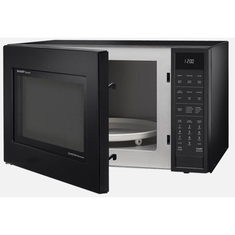 Sharp 24 inch, 1.5 cu.ft Countertop Microwave Oven SMC1585BB IMAGE 5