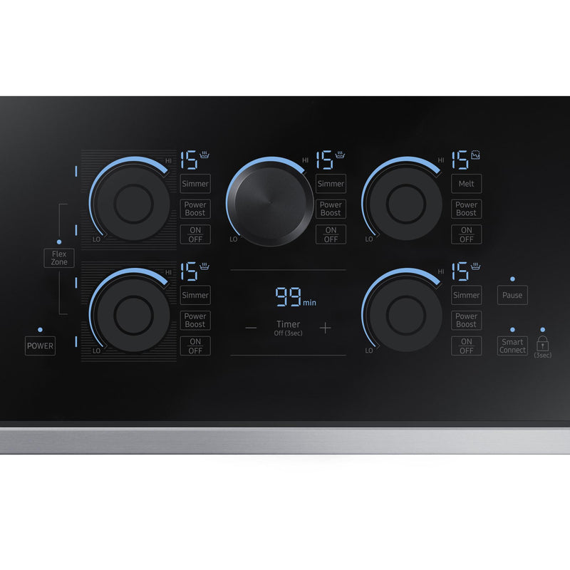 Samsung 36-inch Built-in Induction Cooktop with Virtual Flame Technology™ NZ36K7880US/AA IMAGE 4