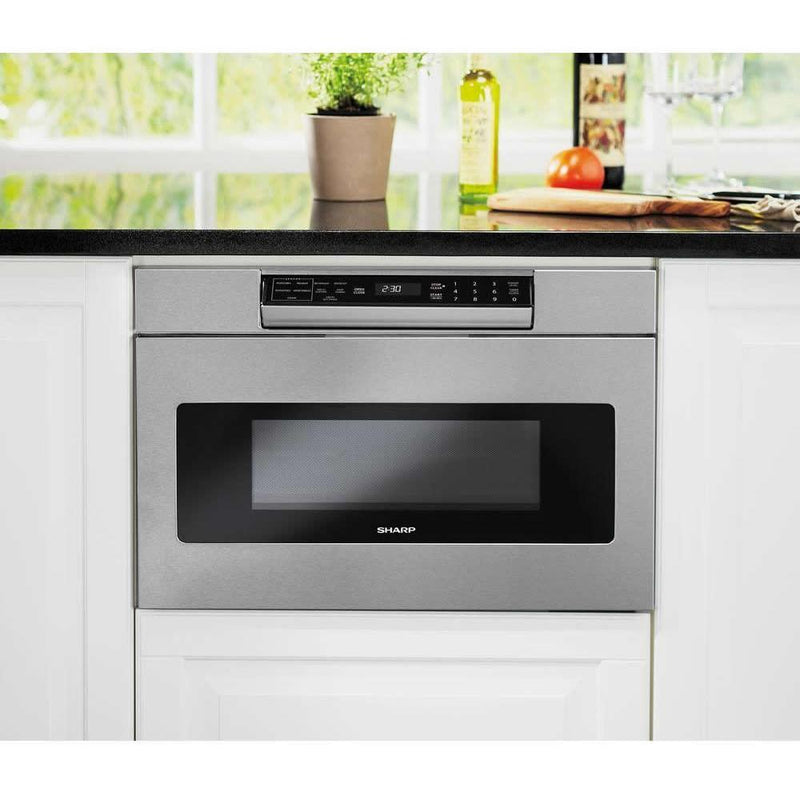 Sharp 24-inch, 1.2 cu. ft. Drawer Microwave Oven SMD2470AS IMAGE 7