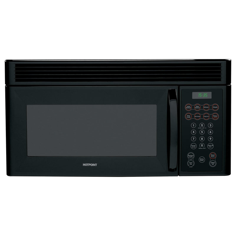 Hotpoint 30-inch, 1.5 cu. ft. Over-the-Range Microwave Oven RVM1535DMBB IMAGE 1