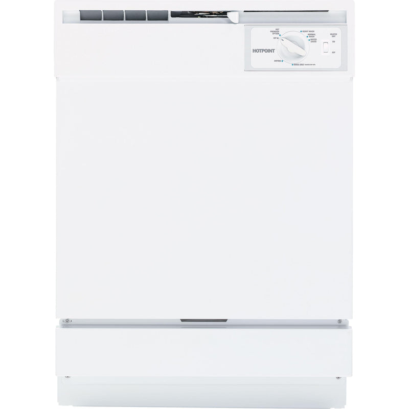 Hotpoint 24-inch Built-In Dishwasher HDA2100VWW IMAGE 1